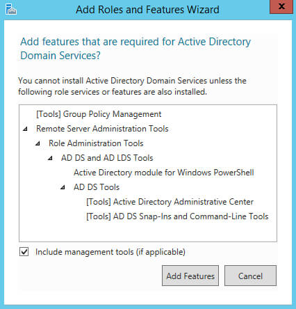Установка Active Directory Domain Services на Windows Server 2012 R2