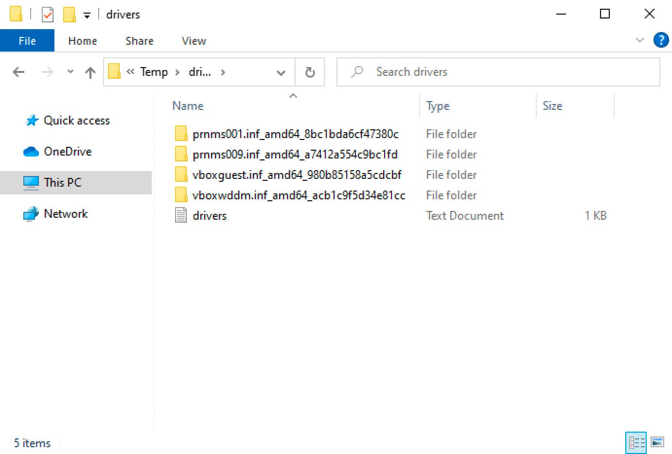 Экспорт драйверов с помощью Windows PowerShell