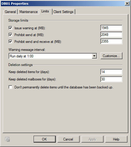 Настройка Exchange Server 2010