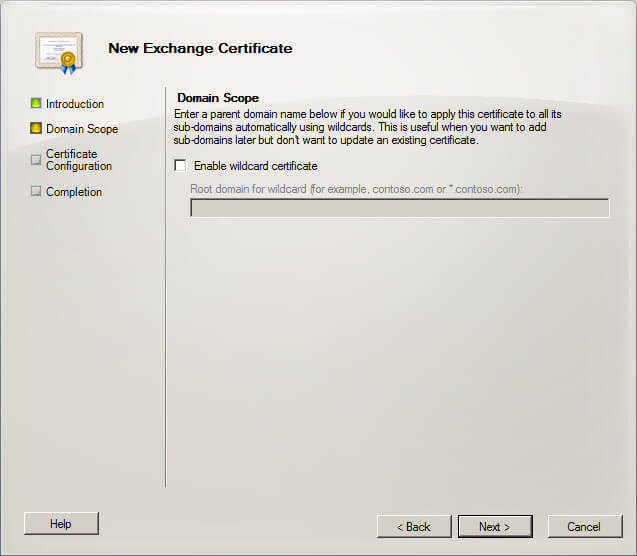 Настройка Exchange Server 2010