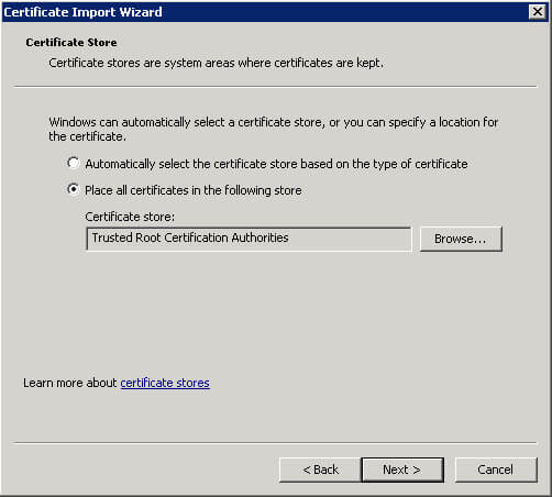 Настройка Exchange Server 2010