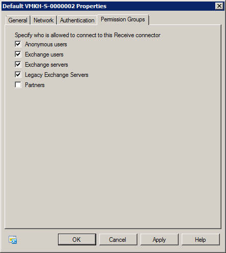 Настройка Exchange Server 2010