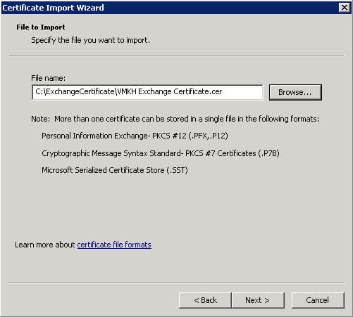 Настройка Exchange Server 2010