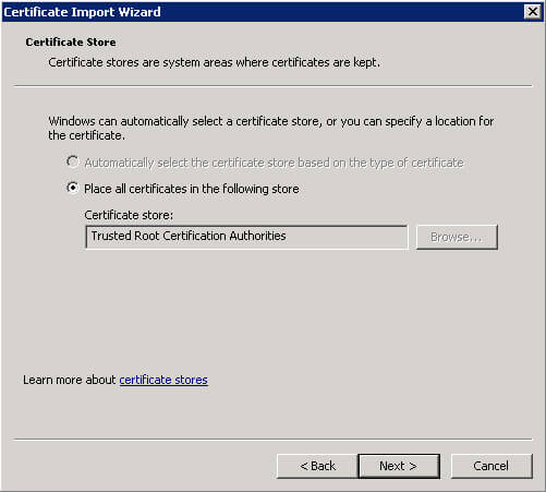 Настройка Exchange Server 2010