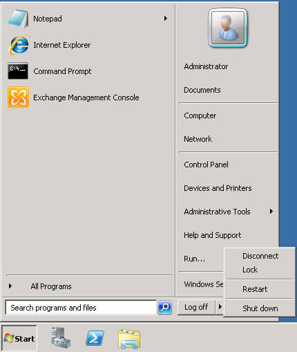 Настройка Exchange Server 2010