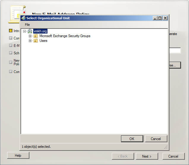 Настройка Exchange Server 2010