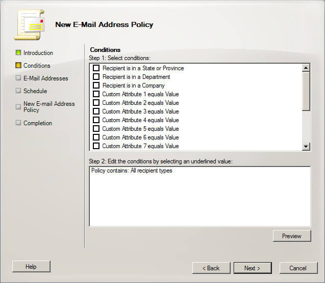 Настройка Exchange Server 2010