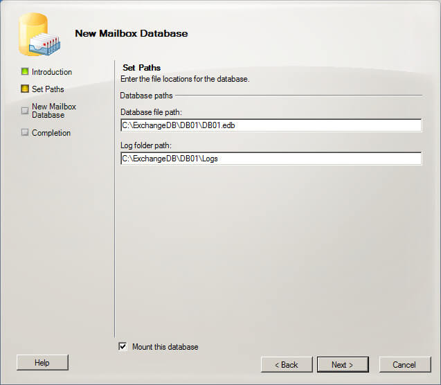 Настройка Exchange Server 2010