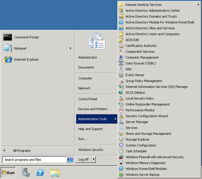 Настройка Exchange Server 2010