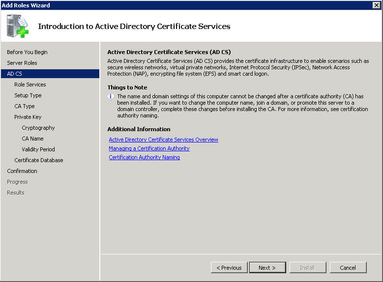 Настройка Exchange Server 2010