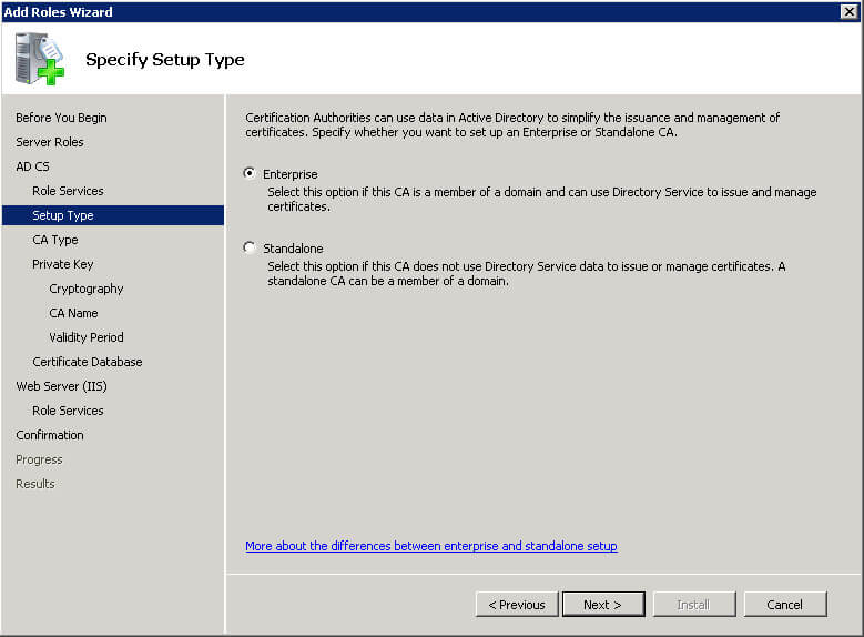 Настройка Exchange Server 2010