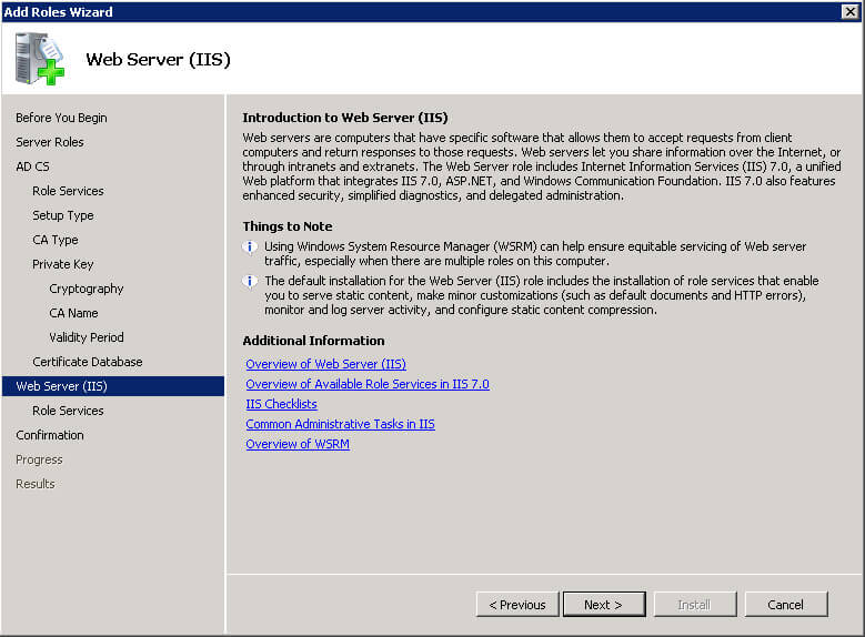 Настройка Exchange Server 2010