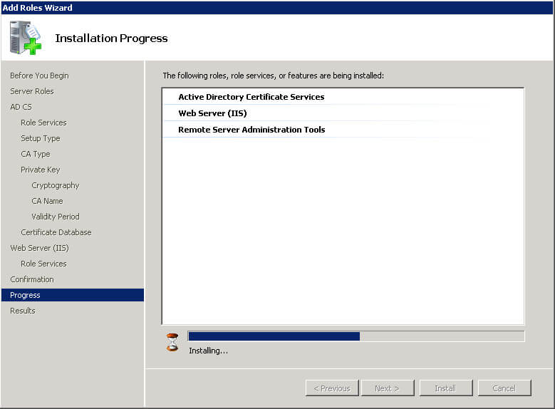 Настройка Exchange Server 2010