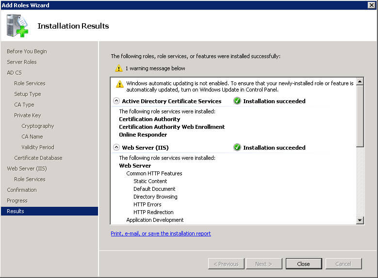 Настройка Exchange Server 2010