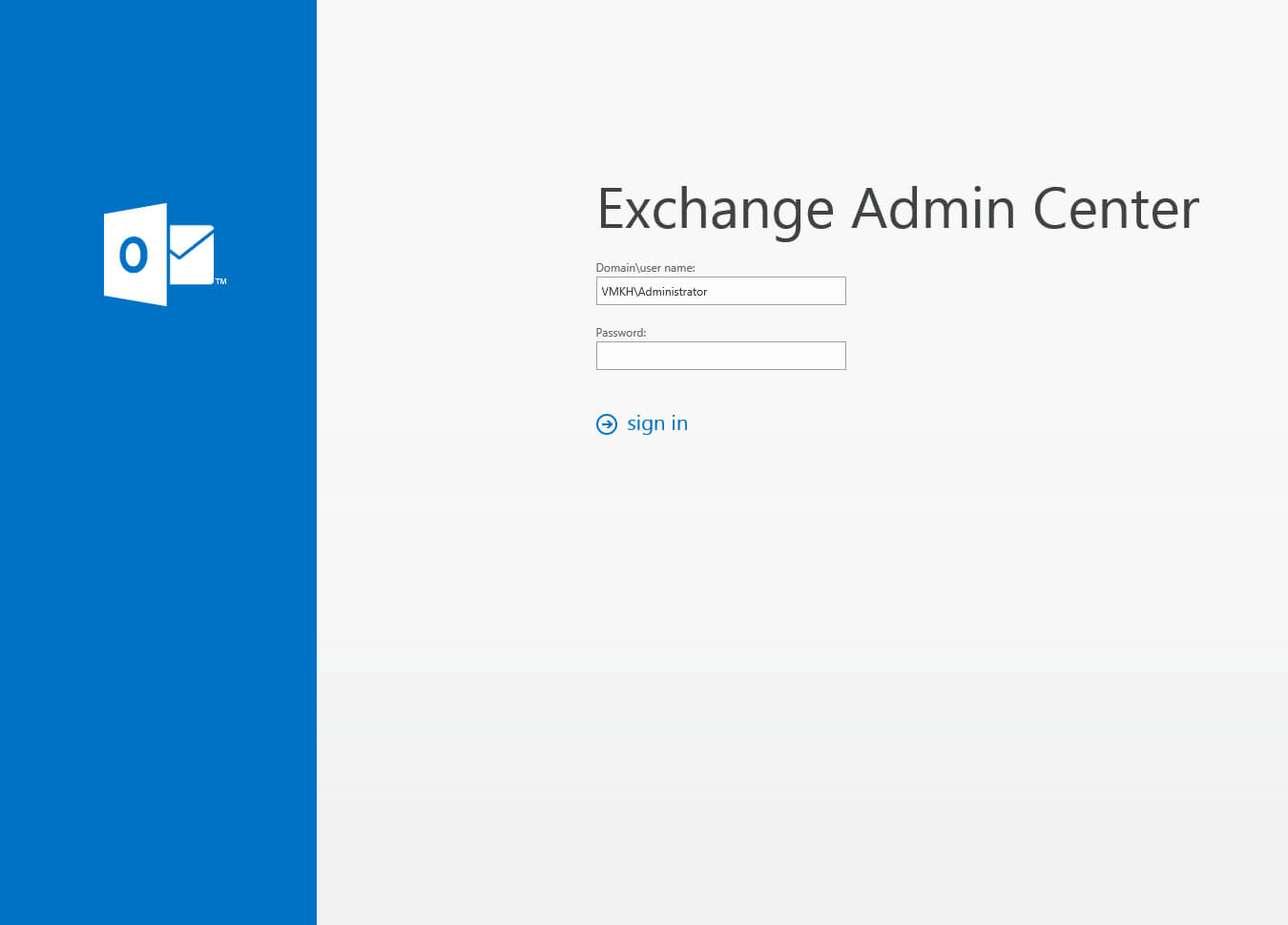 Настройка Exchange Server 2016