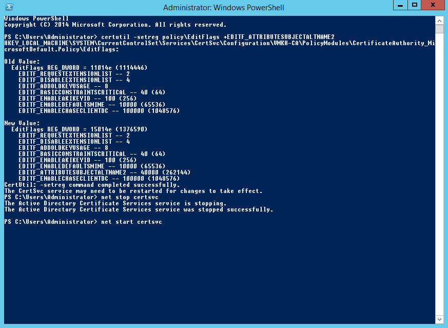 Настройка Exchange Server 2016