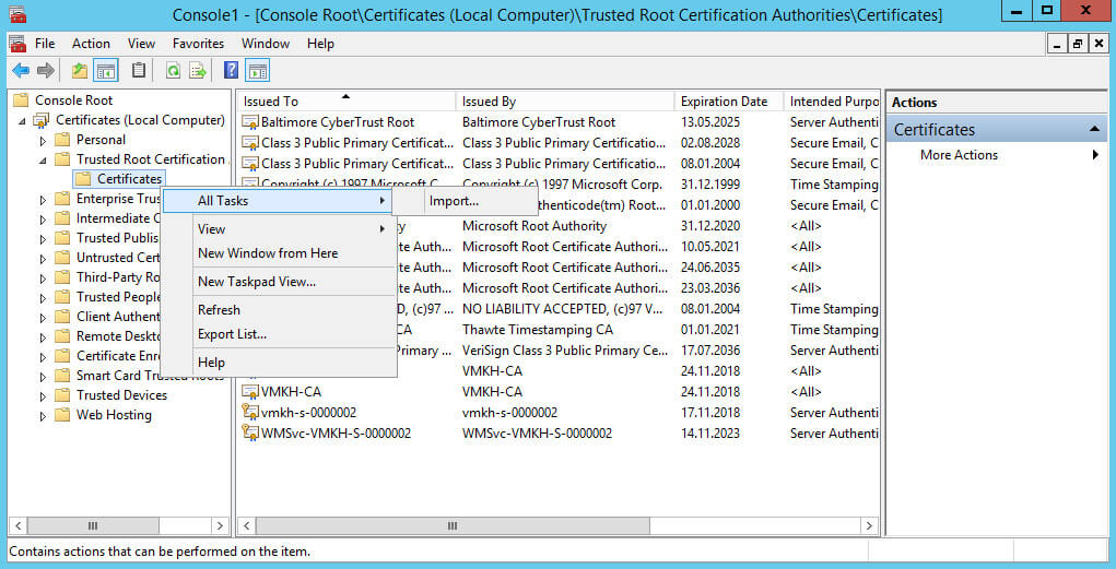 Настройка Exchange Server 2016