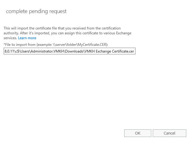 Настройка Exchange Server 2016