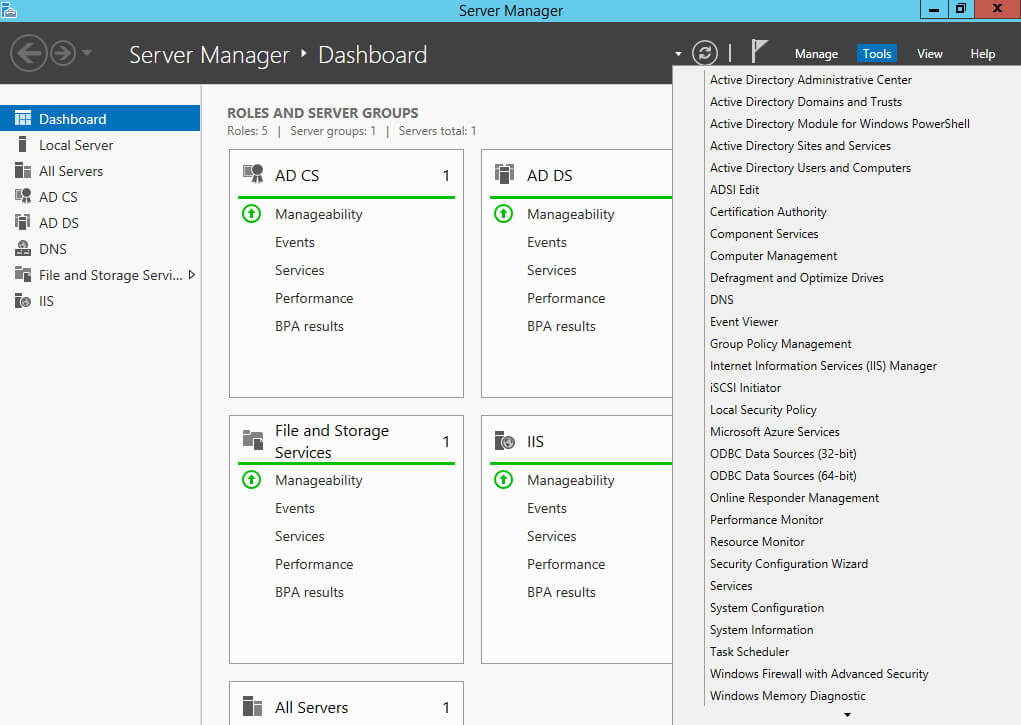 Настройка Exchange Server 2016