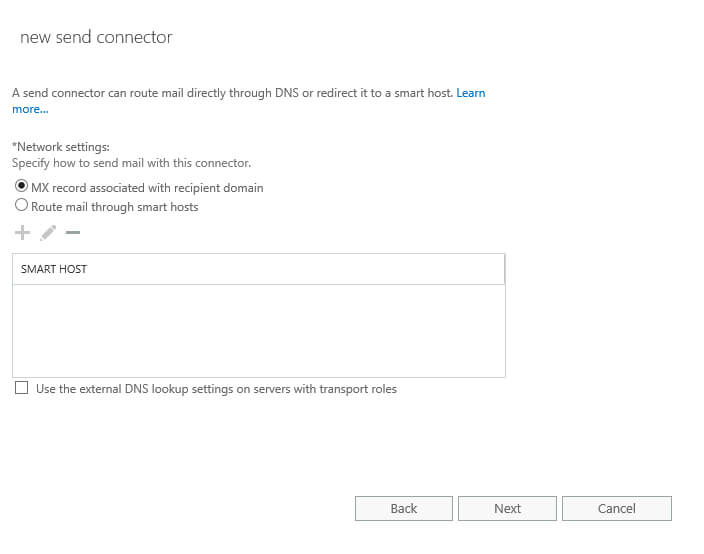 Настройка Exchange Server 2016