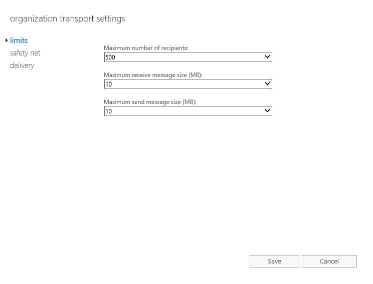 Настройка Exchange Server 2016