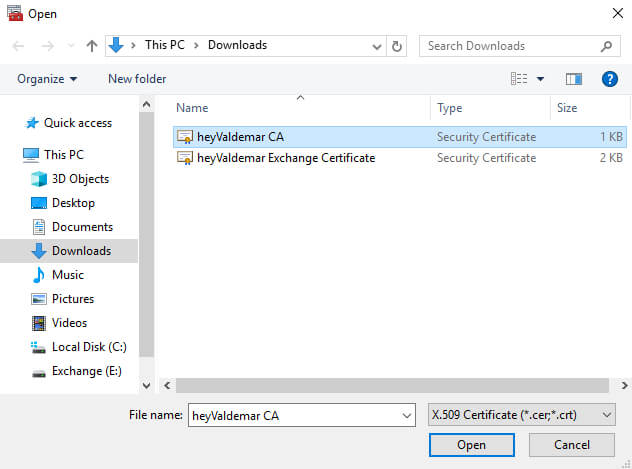 Настройка Exchange Server 2019