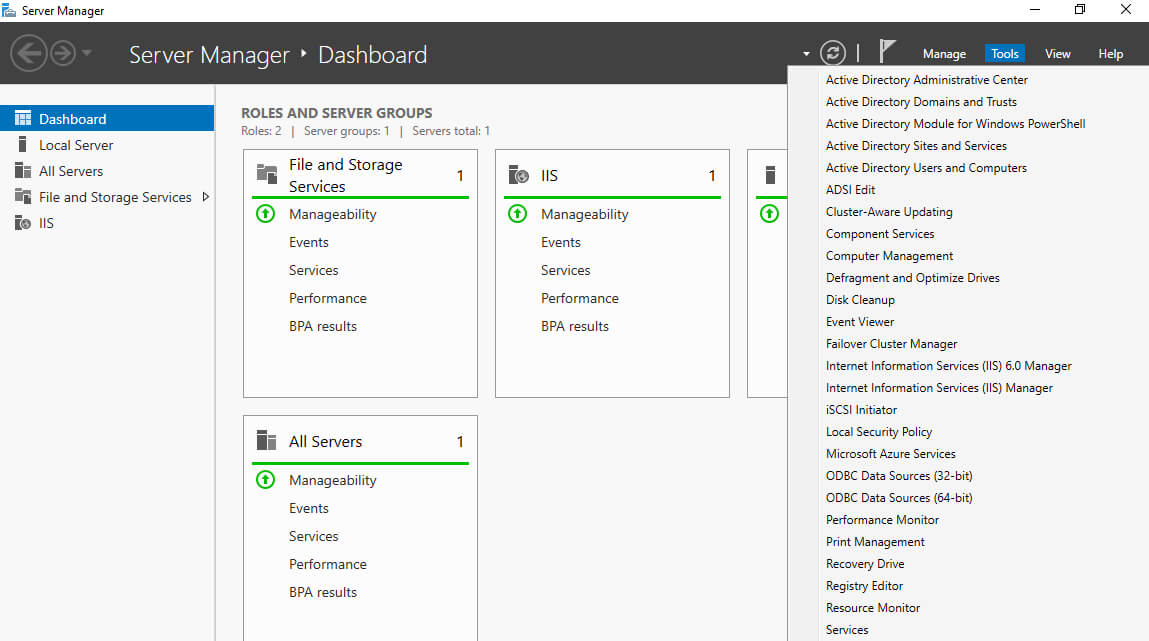 Настройка Exchange Server 2019