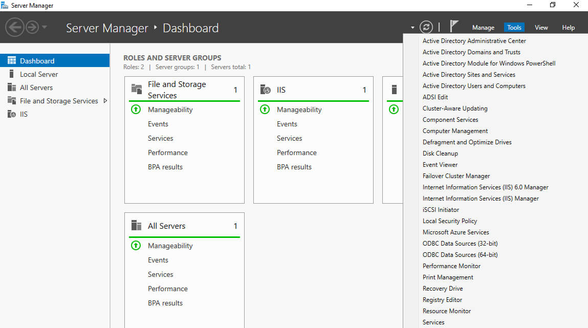 Настройка Exchange Server 2019