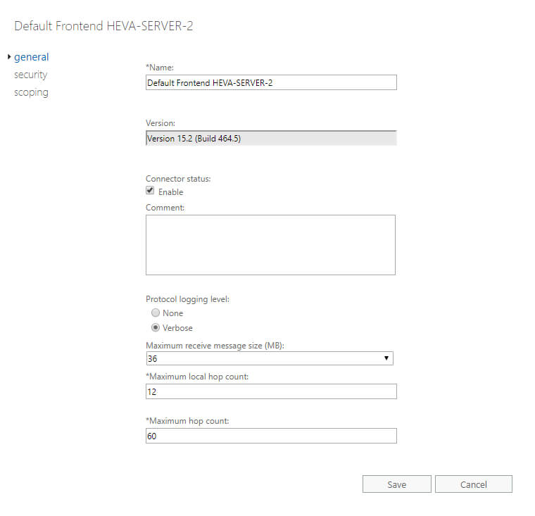 Настройка Exchange Server 2019