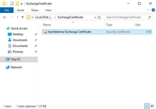 Настройка Exchange Server 2019