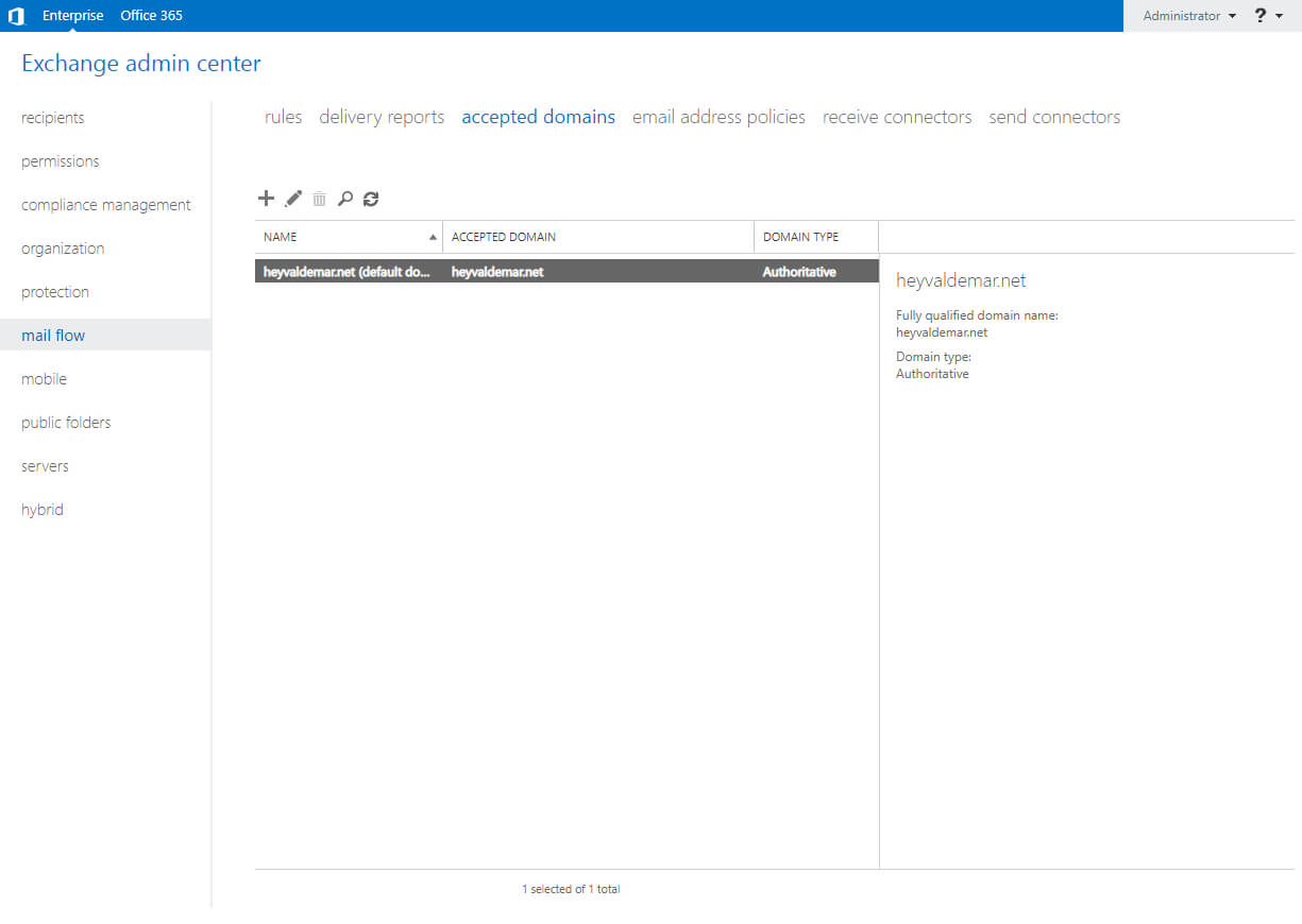 Настройка Exchange Server 2019