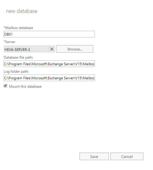 Настройка Exchange Server 2019