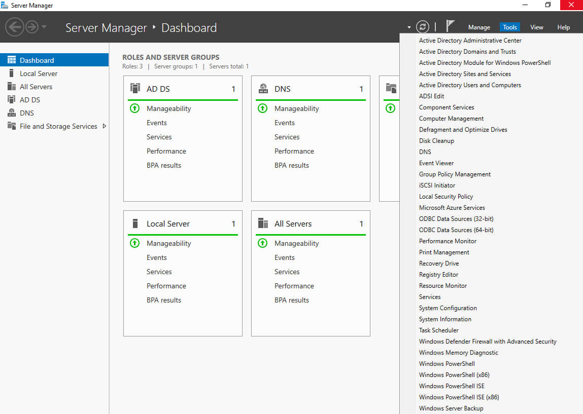 Настройка Exchange Server 2019