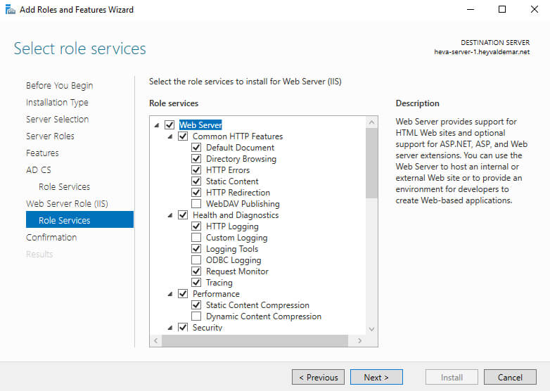 Настройка Exchange Server 2019