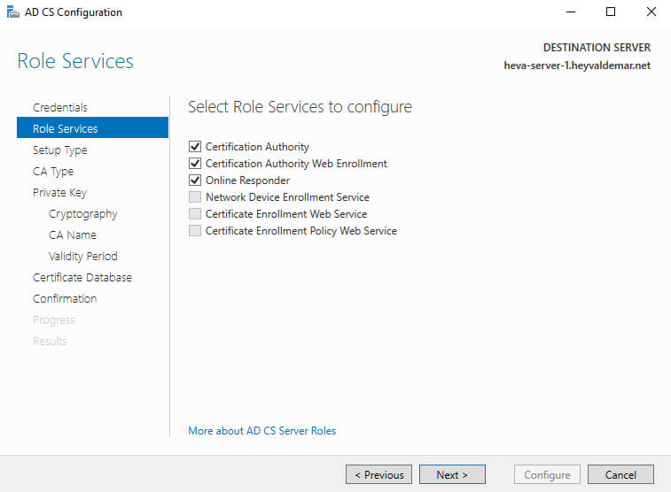 Настройка Exchange Server 2019