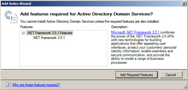 Установка Active Directory Domain Services на Windows Server 2008 R2