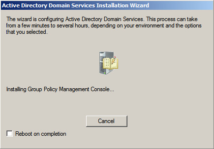 Установка Active Directory Domain Services на Windows Server 2008 R2