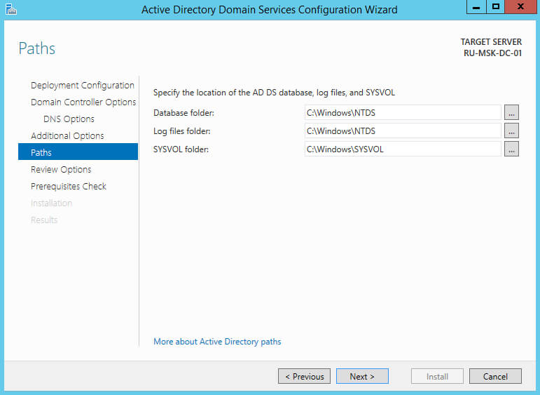 Установка Active Directory Domain Services на Windows Server 2012 R2