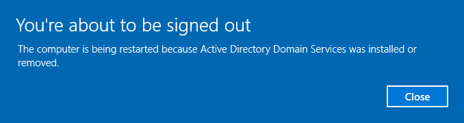 Установка Active Directory Domain Services на Windows Server 2019