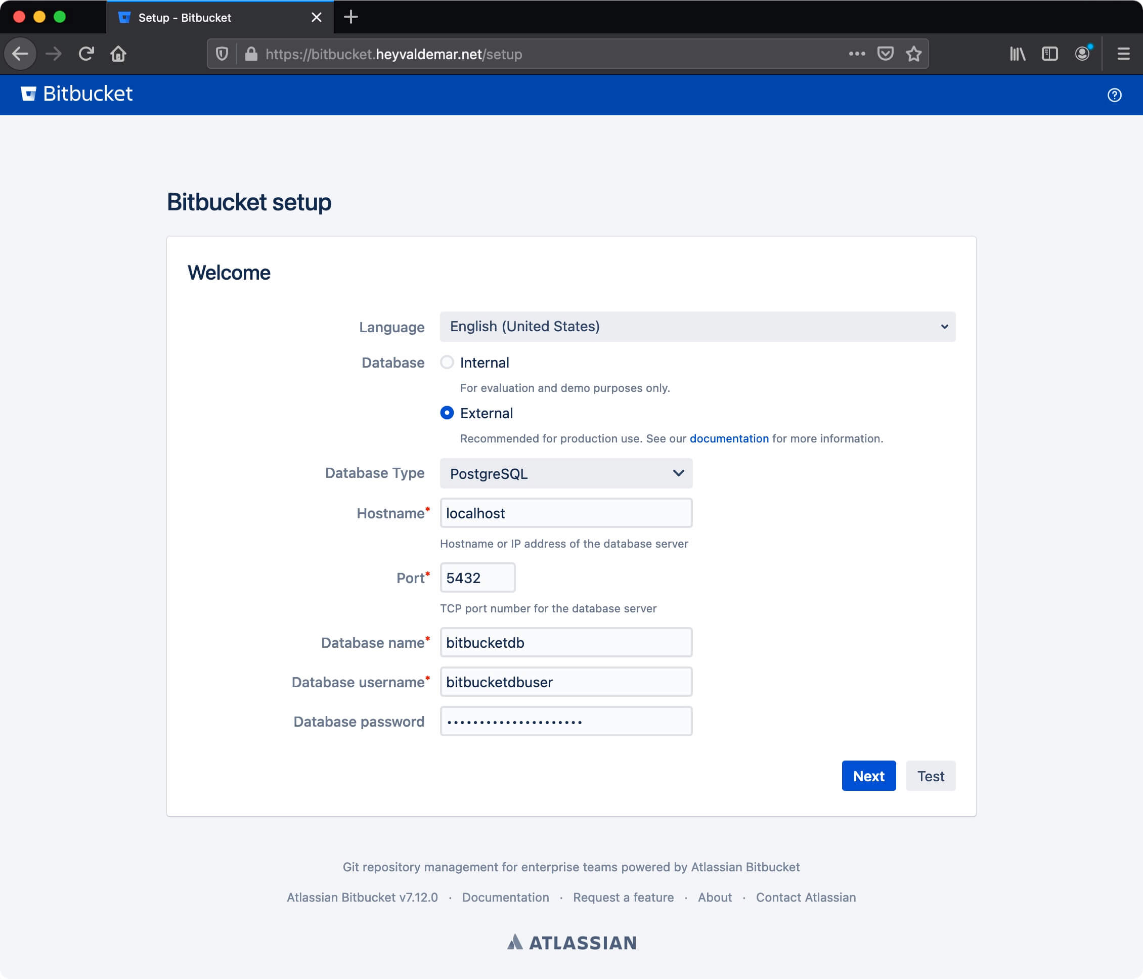 Установка Bitbucket на Ubuntu Server