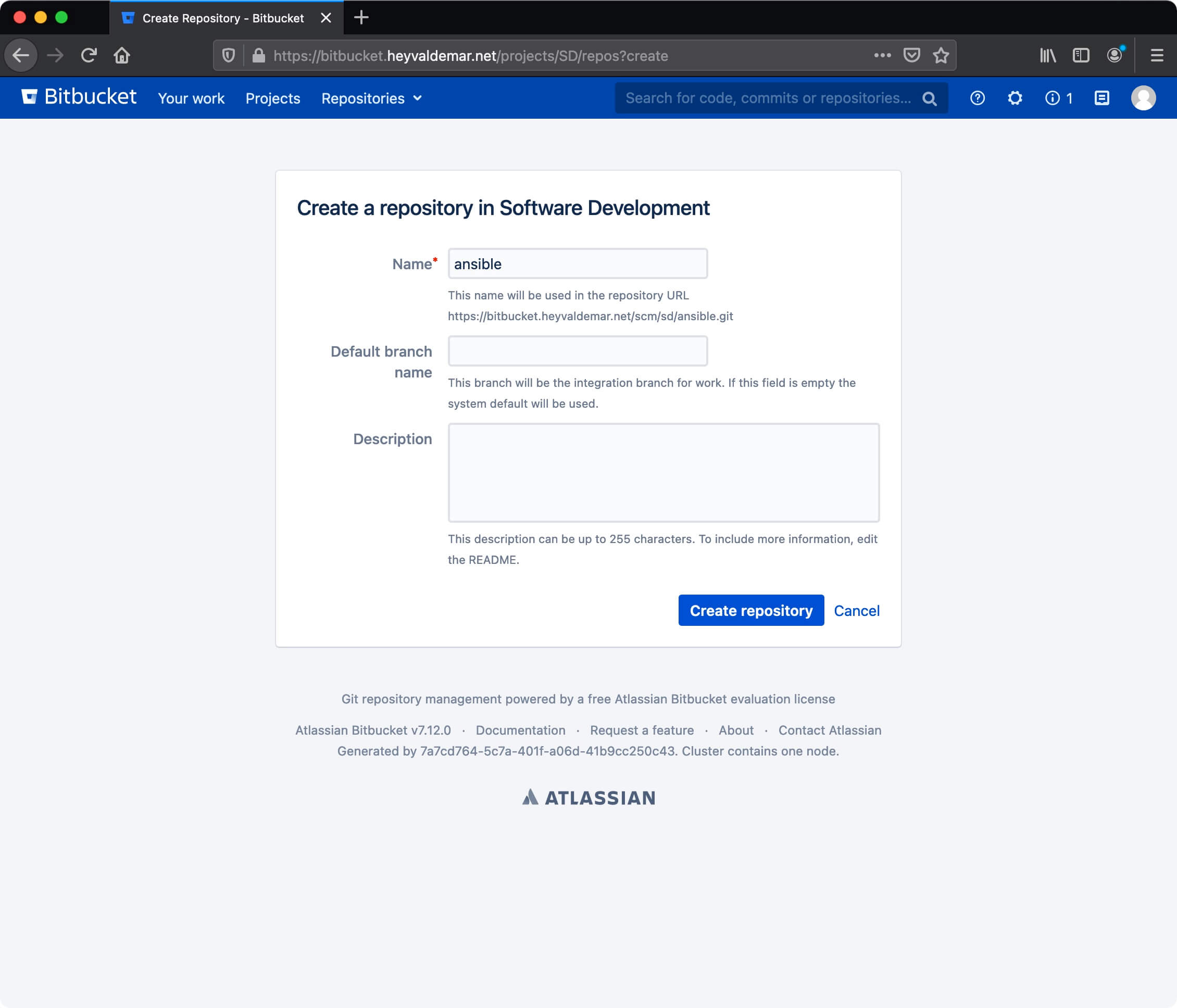 Установка Bitbucket на Ubuntu Server