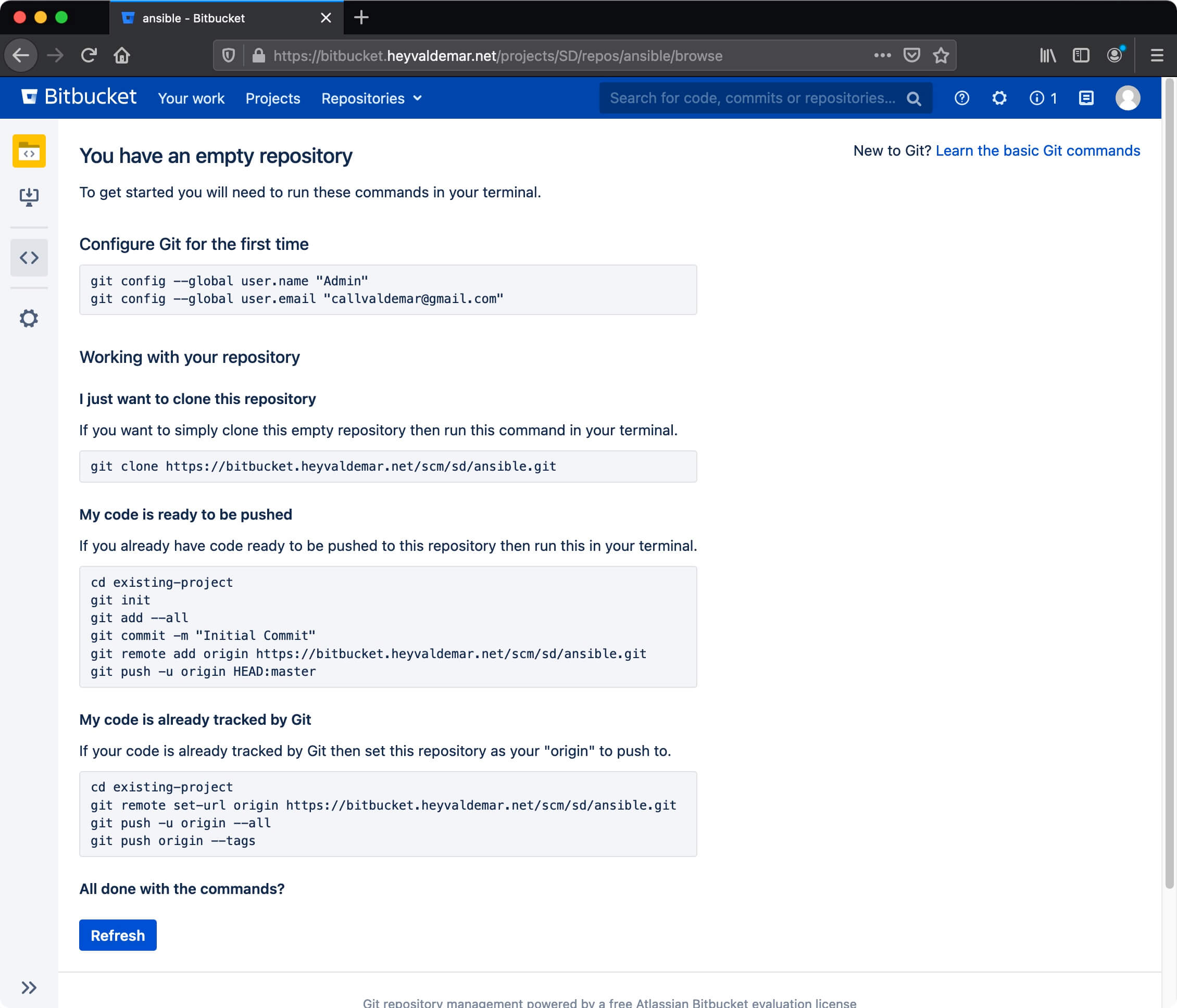 Установка Bitbucket на Ubuntu Server