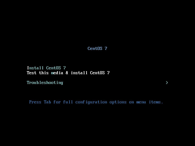 Установка CentOS 7 Minimal