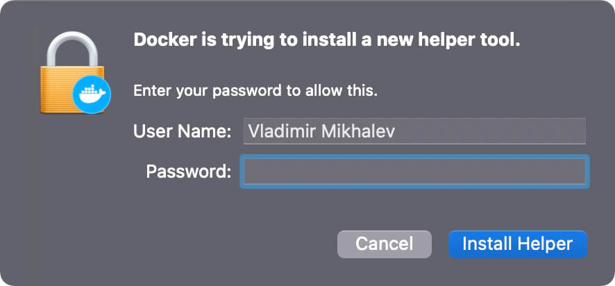 Установка Docker Desktop на macOS