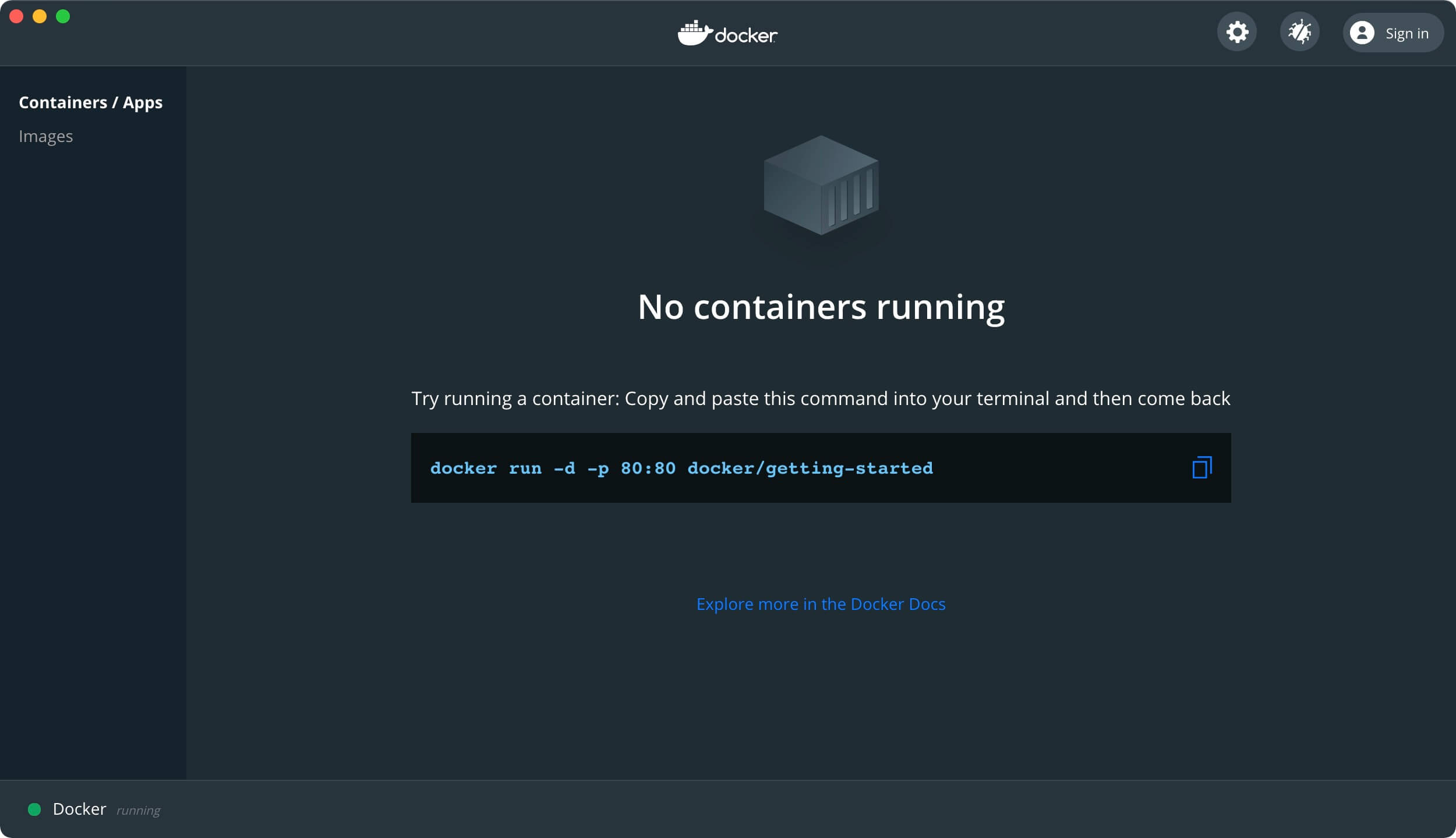 Установка Docker Desktop на macOS