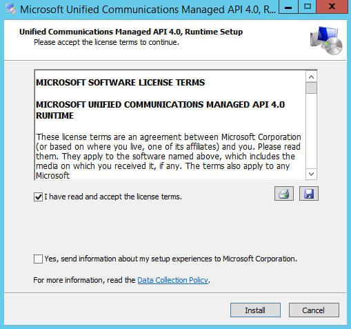 Установка Exchange Server 2013