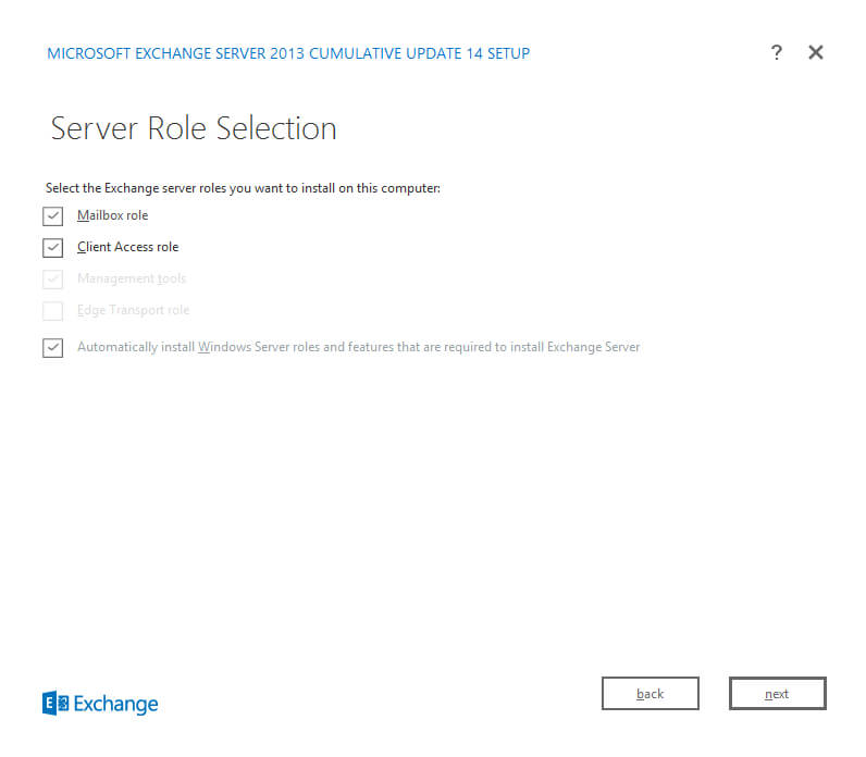 Установка Exchange Server 2013