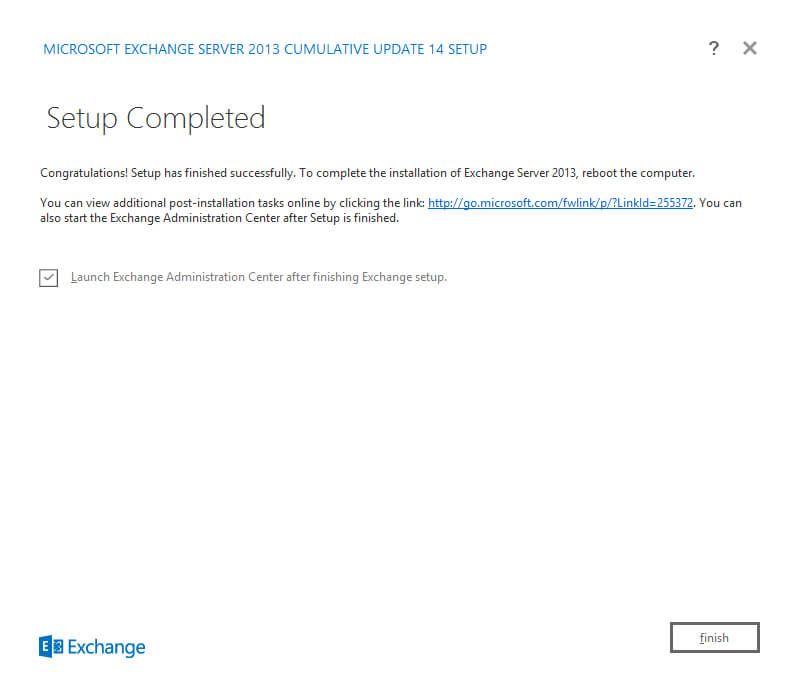 Установка Exchange Server 2013