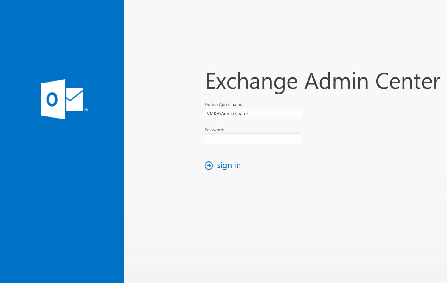 Установка Exchange Server 2013