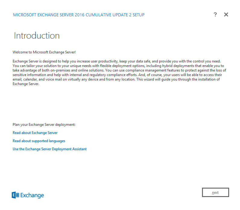 Установка Exchange Server 2016 на Windows Server 2012 R2